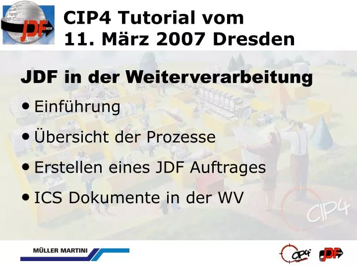 cip4 tutorial vom 11 m rz 2007 dresden