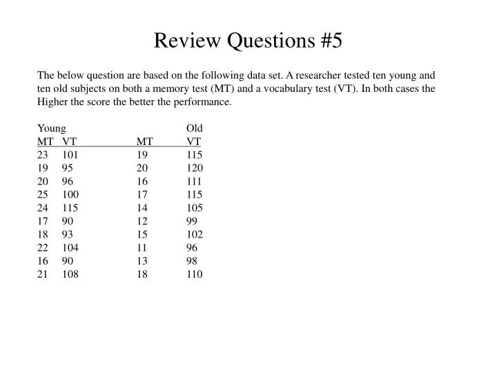 review questions 5