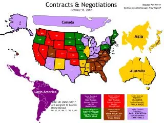 Contracts &amp; Negotiations October 15, 2012