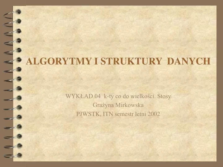 algorytmy i struktury danych