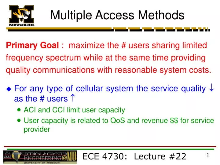 multiple access methods