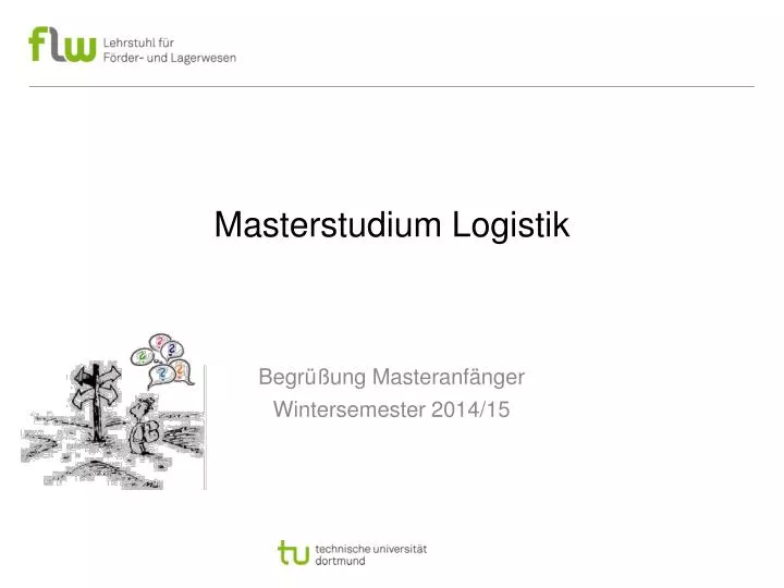 masterstudium logistik