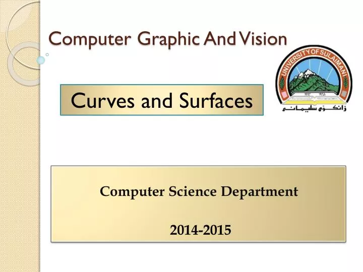 computer graphic and vision