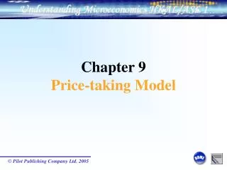Chapter 9 Price-taking Model
