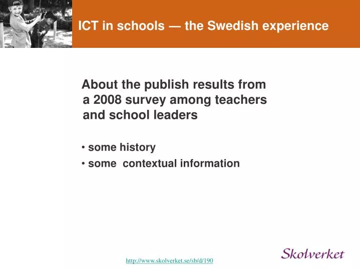 ict in schools the swedish experience