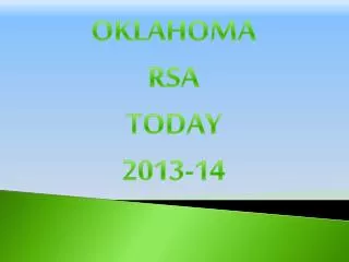 OKLAHOMA RSA TODAY 2013-14