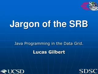 Jargon of the SRB