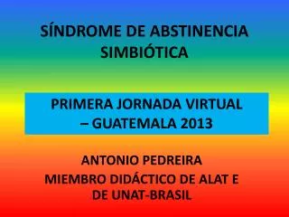 s ndrome de abstinencia simbi tica