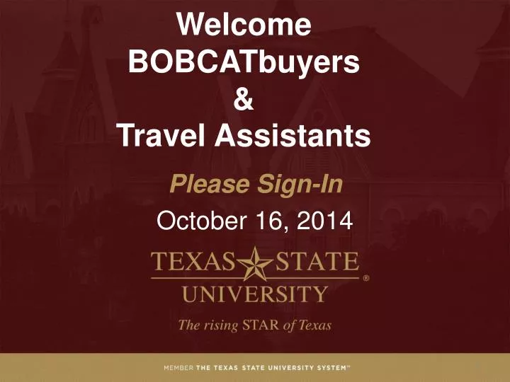 welcome bobcatbuyers travel assistants