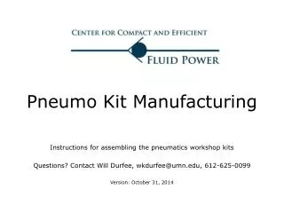 Pneumo Kit Manufacturing