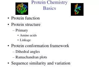 Protein Chemistry Basics