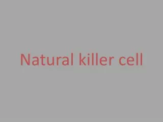 Natural killer cell