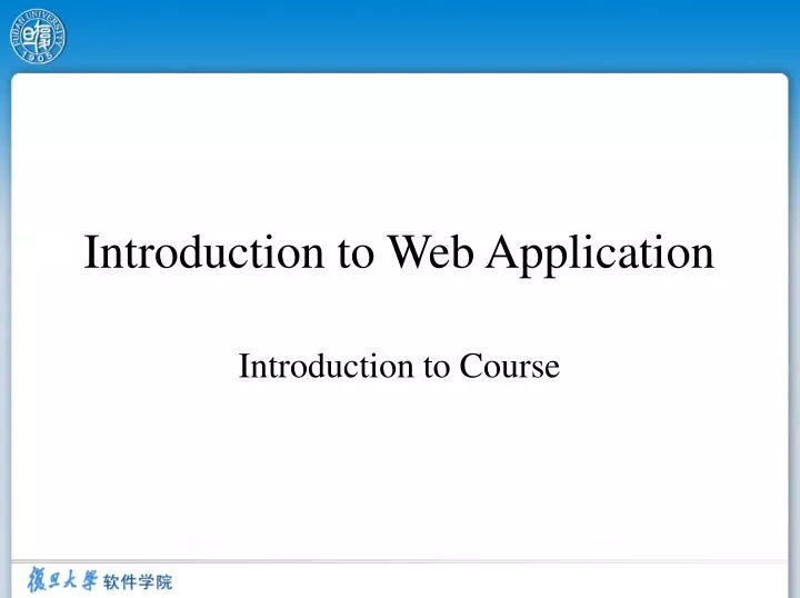 introduction to web application