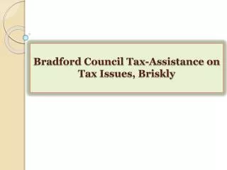 Bradford Council Tax-Assistance on Tax Issues, Briskly