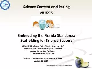 Science Content and Pacing Session C