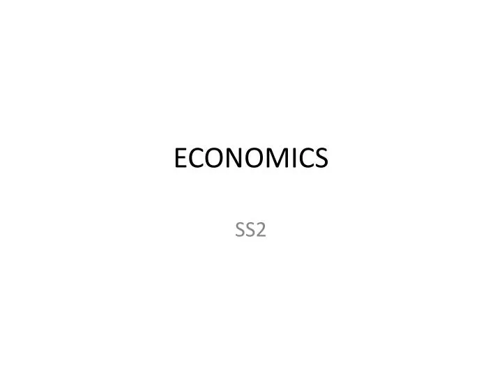 economics