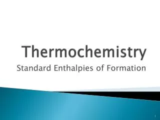 Thermochemistry