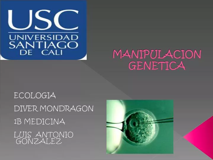 manipulacion genetica