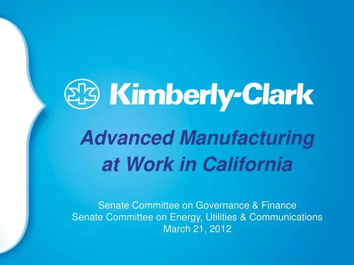 advanced manufacturing at work in california