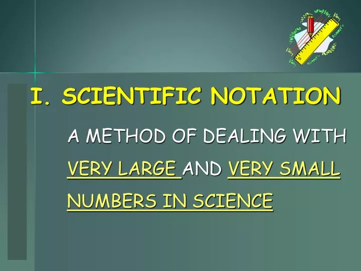 i scientific notation