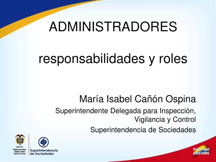 administradores responsabilidades y roles