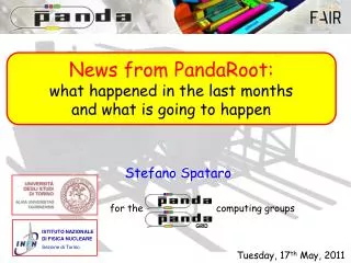 News from PandaRoot: what happened in the last months and what is going to happen