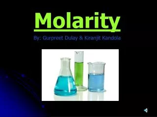 Molarity