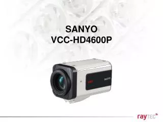 SANYO VCC-HD4600P