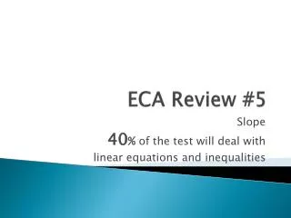 ECA Review #5