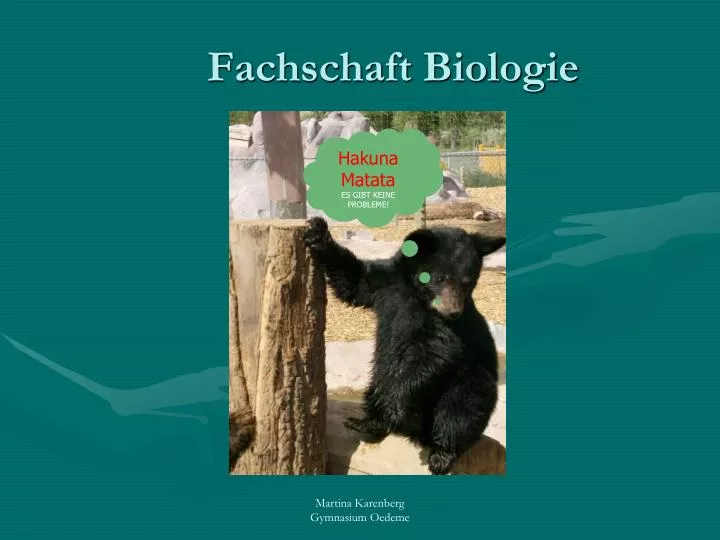 fachschaft biologie