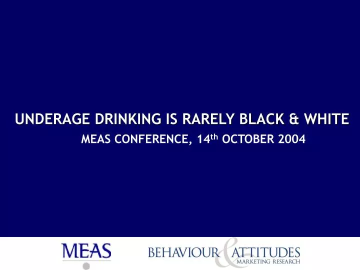 underage drinking is rarely black white