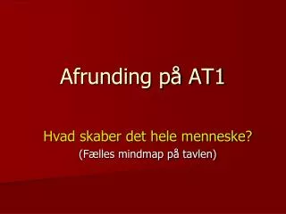 afrunding p at1