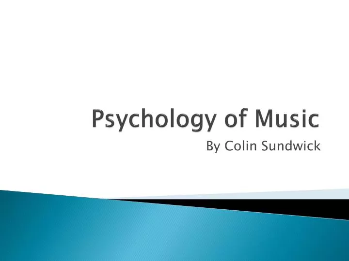 psychology of music