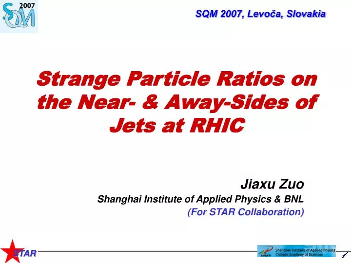 strange particle ratios on the near away sides of jets at rhic