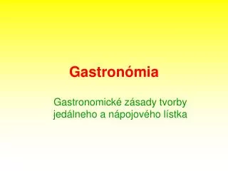gastron mia