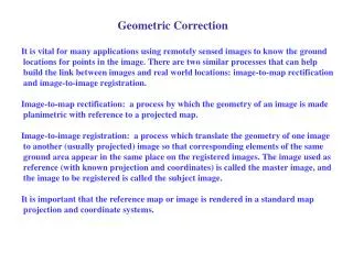 Geometric Correction