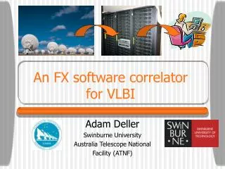 An FX software correlator for VLBI