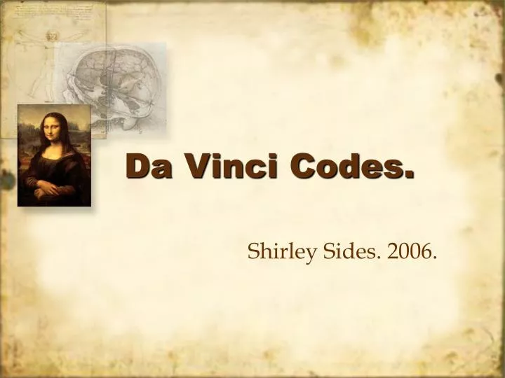 da vinci codes