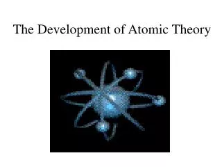 The Development of Atomic Theory