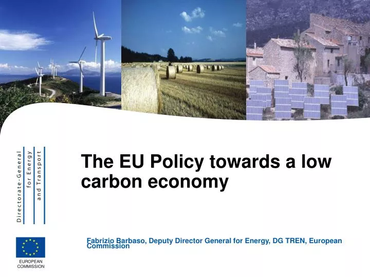 the eu policy towards a low carbon economy
