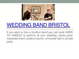 Wedding Band Birmingham