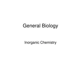 General Biology