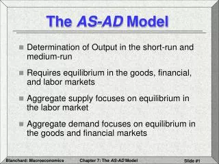 The AS-AD Model