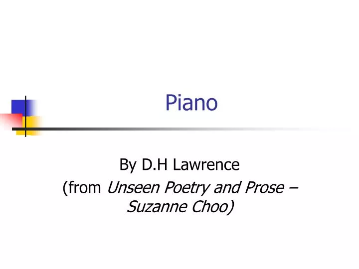 piano