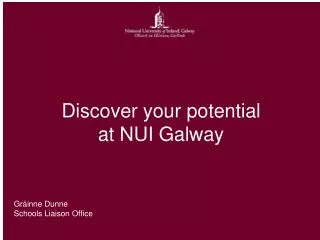 Discover your potential at NUI Galway
