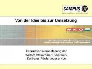 informationsveranstaltung der wirtschaftskammer steiermark zentrales f rderungsservice