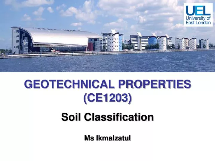 geotechnical properties ce1203