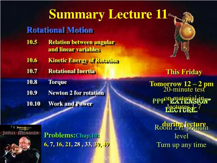 summary lecture 11
