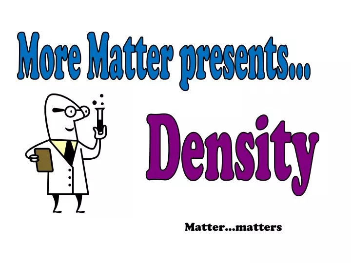 matter matters