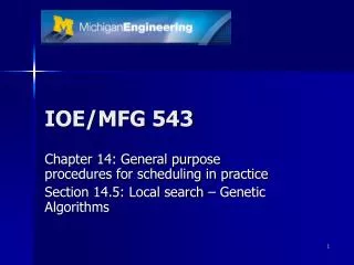 IOE/MFG 543